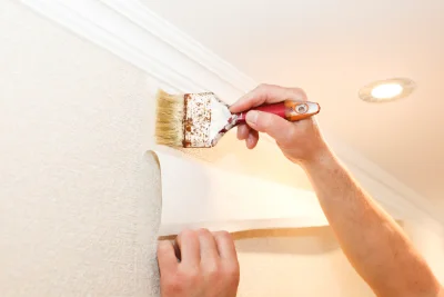 Pose de papier peint à Séranon — revêtements muraux et toiles de verre